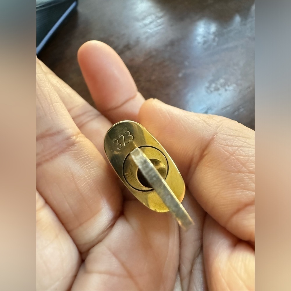 Louis vuitton brass lockset #323 - Picture 5 of 8
